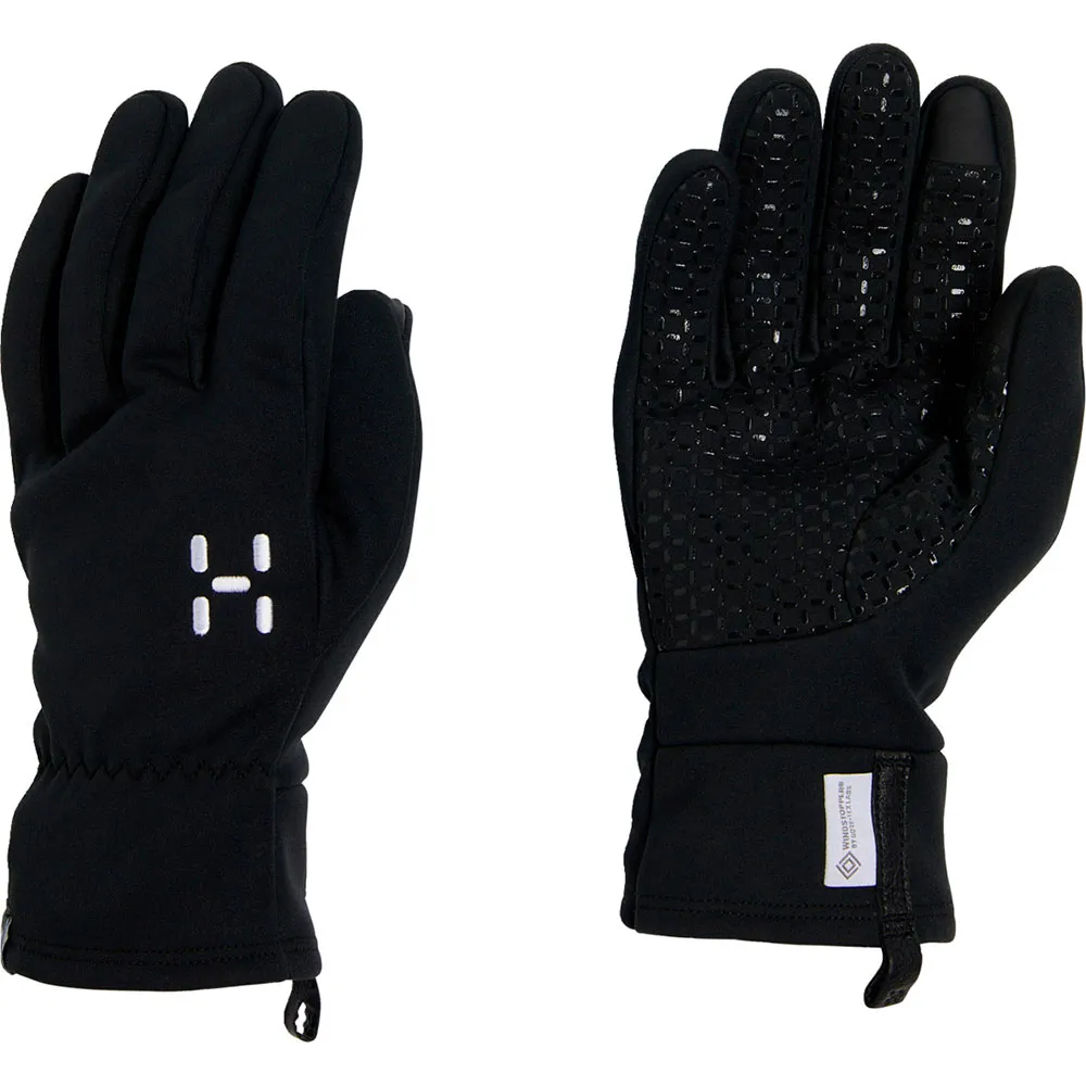 Haglöfs Bow Windstopper Handskar, True black Haglöfs Bow Windstopper Handskar, True black