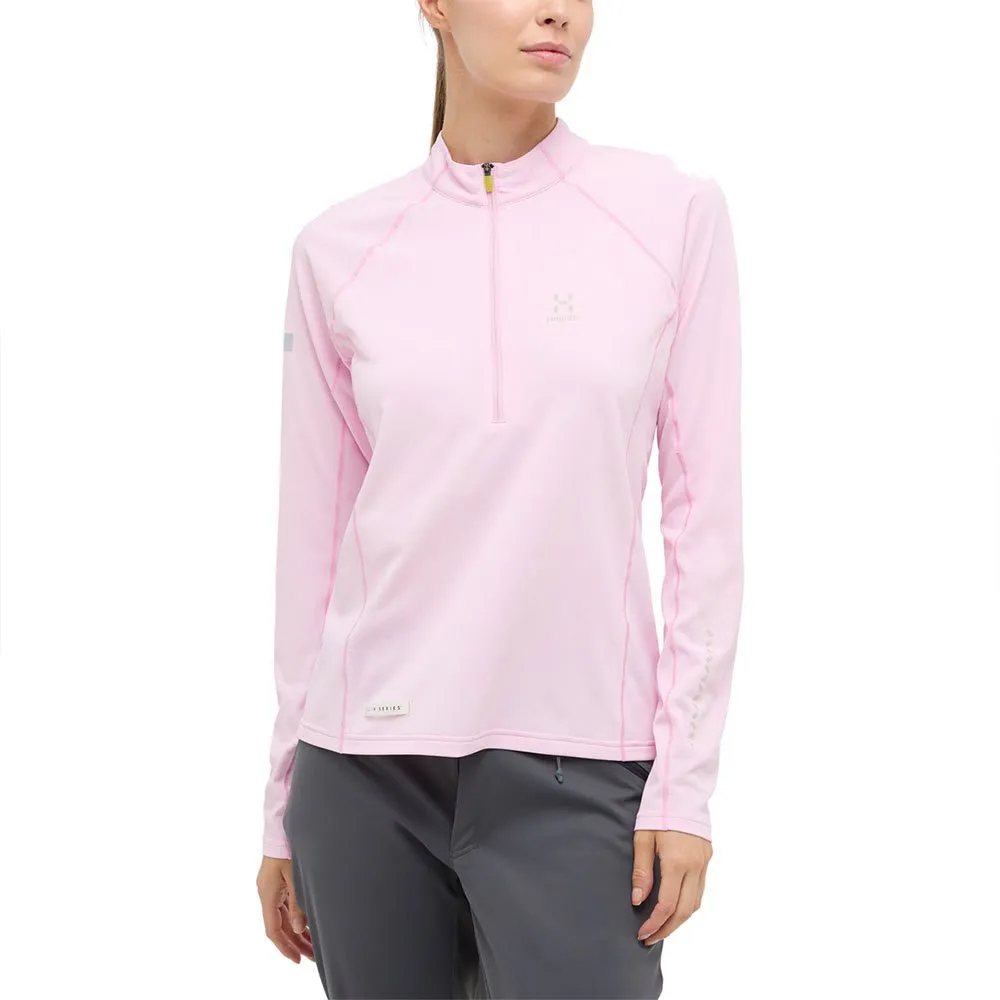 Haglöfs L.i.m Tempo Trail Tröja Med Halv Dragkedja, Fresh pink Haglöfs L.i.m Tempo Trail Tröja Med Halv Dragkedja, Fresh pink