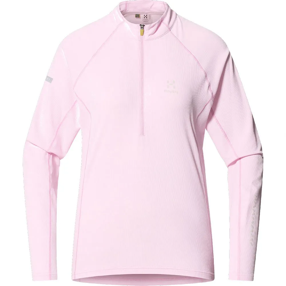 Haglöfs L.i.m Tempo Trail Tröja Med Halv Dragkedja, Fresh pink Haglöfs L.i.m Tempo Trail Tröja Med Halv Dragkedja, Fresh pink