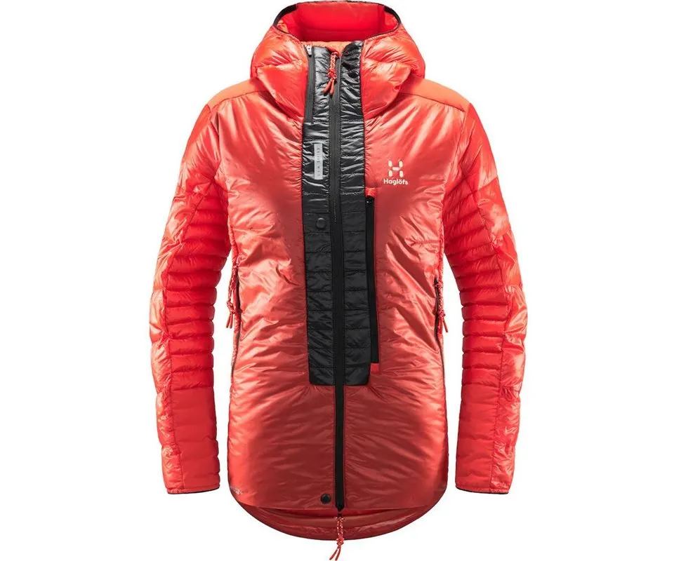Haglöfs L.I.M ZT Down Jacket Women, Zenith red/true black