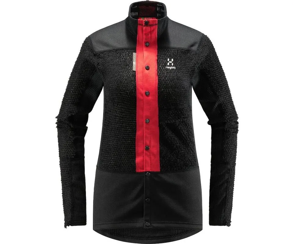 Haglöfs L.I.M ZT Sync 2 Midlayer Jacket Women, True black/zenith red Haglöfs L.I.M ZT Sync 2 Midlayer Jacket Women, True black/zenith red