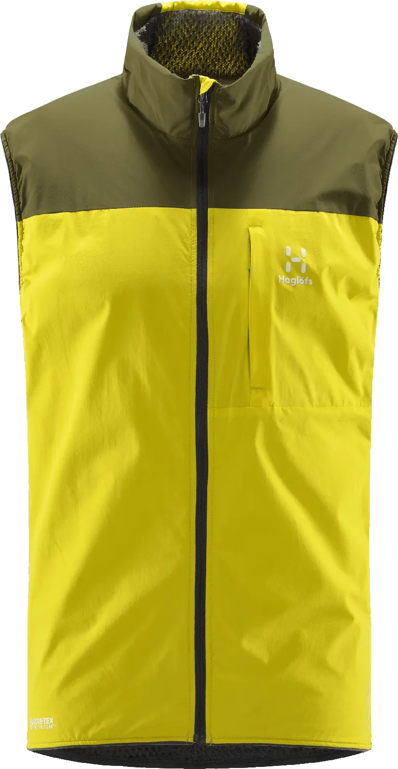 Haglöfs Men's L.I.M Alpha Vest, Aurora/Olive Green Haglöfs Men's L.I.M Alpha Vest, Aurora/Olive Green