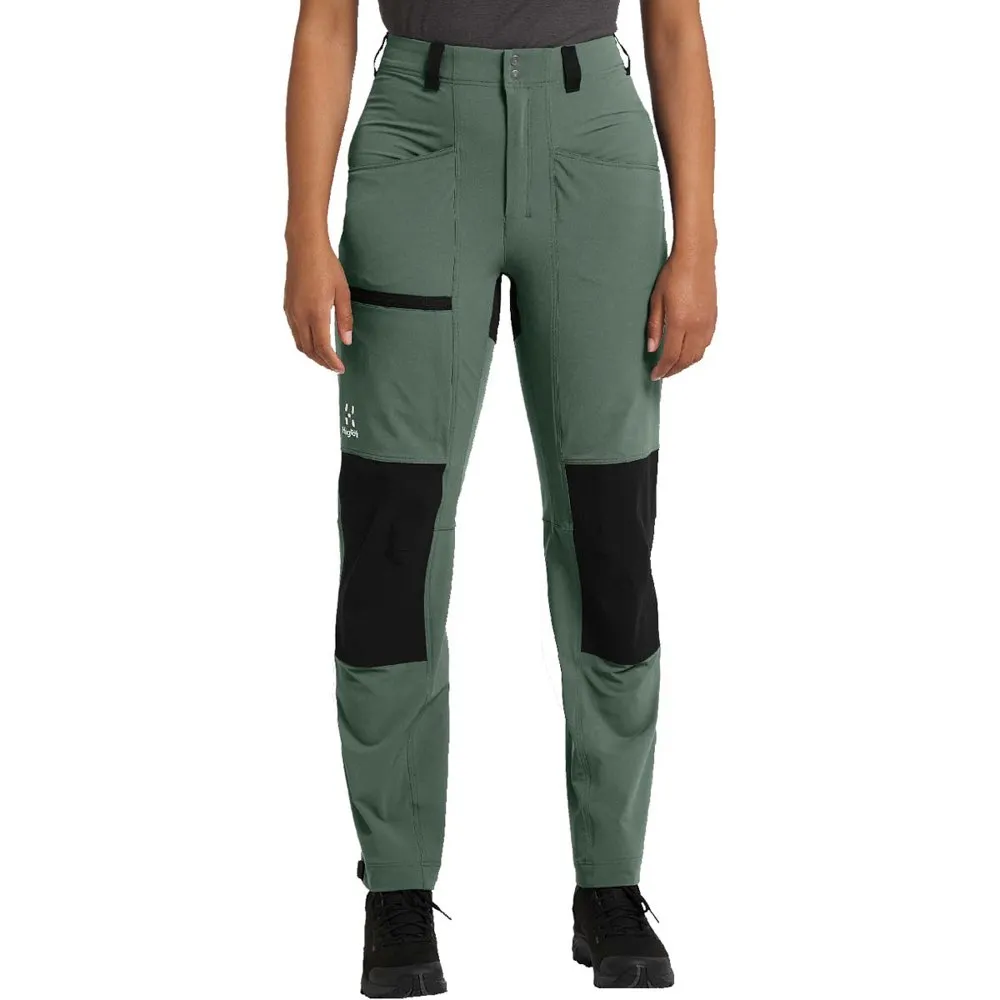 Haglöfs Mid Relaxed Byxor, Fjell green / true black