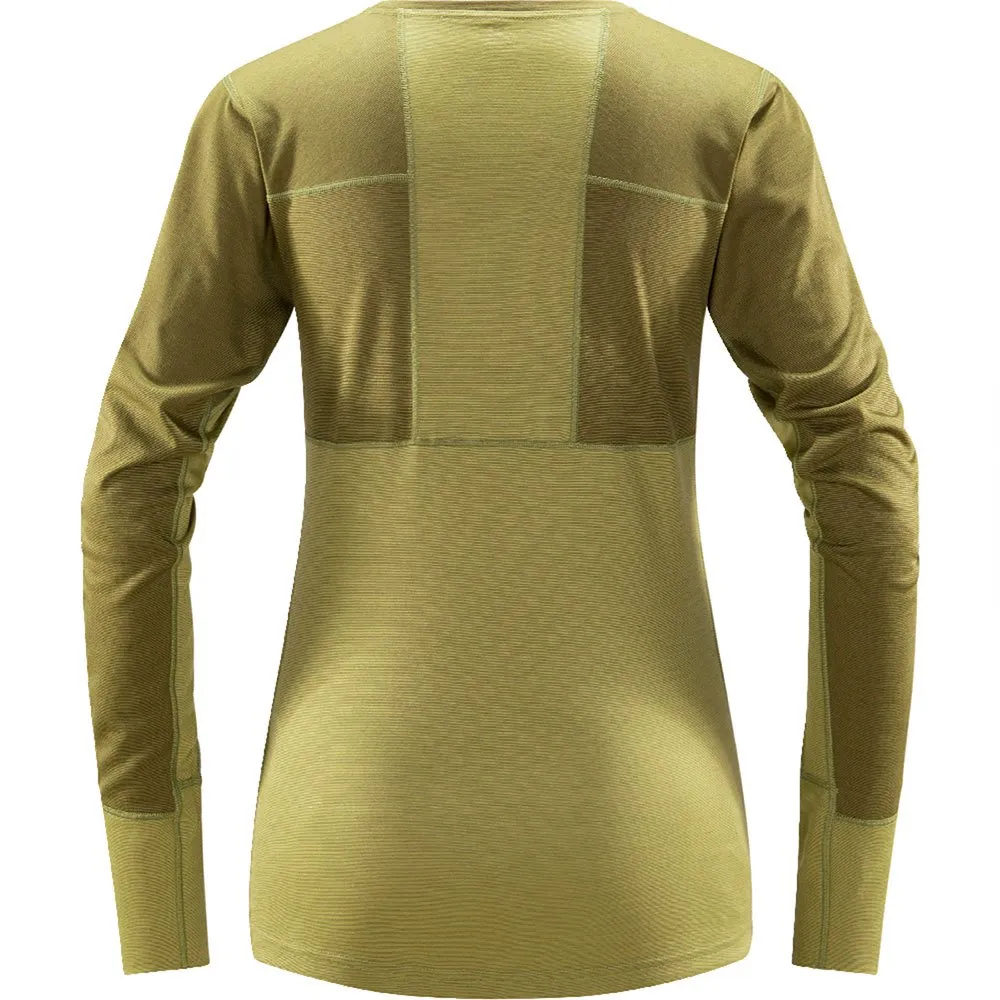 Haglöfs Natural Blend Tech Tröja, Olive green / thyme green