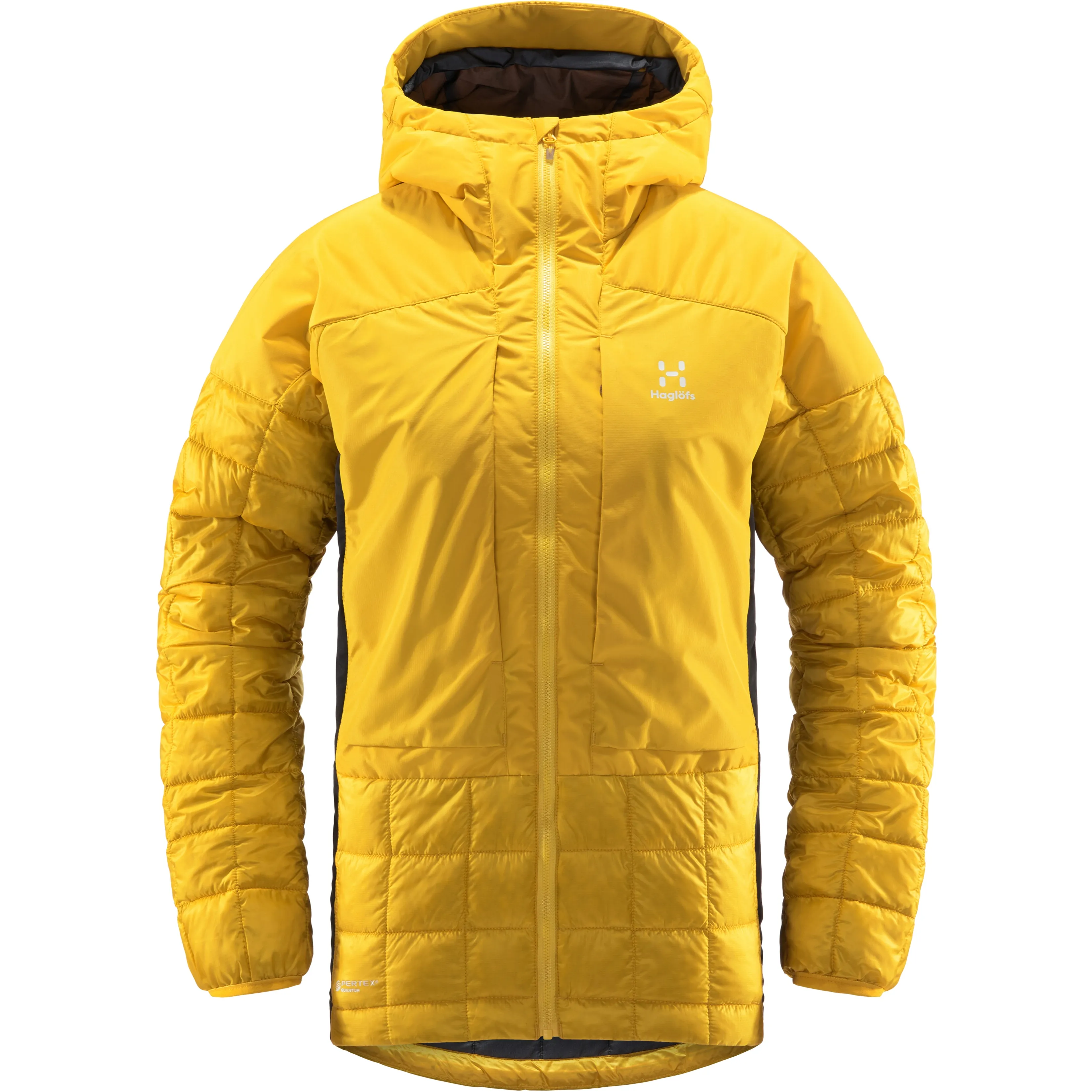 Haglöfs Nordic Mimic Hood Women, Pumpkin yellow/true black