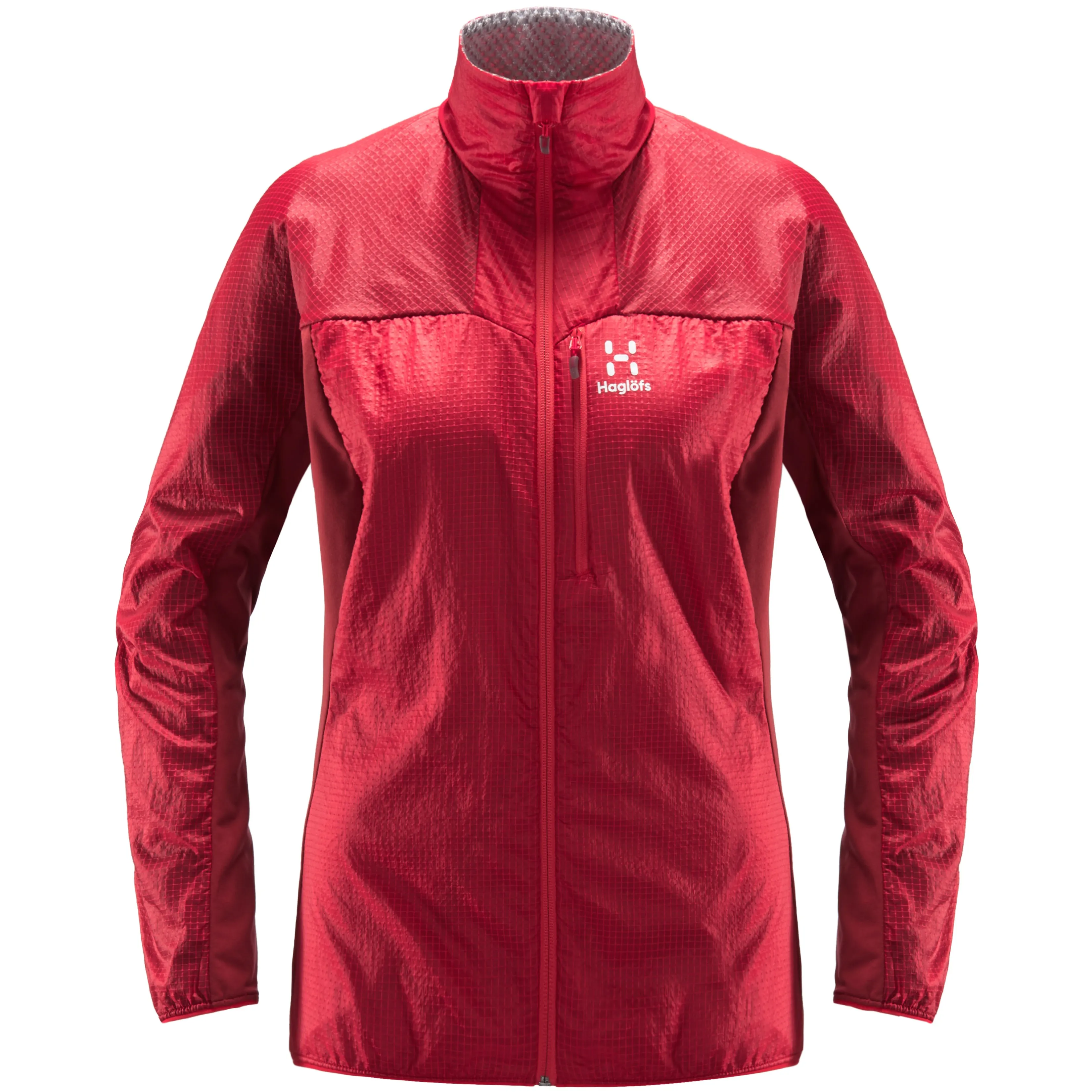 Haglöfs Summit Hybrid Jacket Women, Hibiscus red/brick red Haglöfs Summit Hybrid Jacket Women, Hibiscus red/brick red