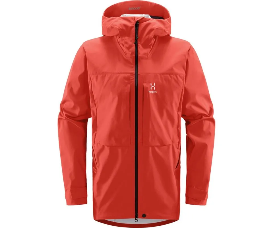 Haglöfs Touring Infinium Jacket Men, Habanero Haglöfs Touring Infinium Jacket Men, Habanero