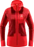 Haglöfs Women's ROC Spitz Mid Hood, Corrosion/Poppy red