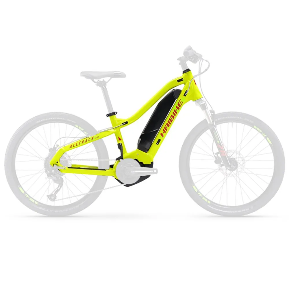 HAIBIKE Alltrack Kids 35w 27.5´´ 2023 Mtb Ram För Elcykel, Yellow, M, 400Wh