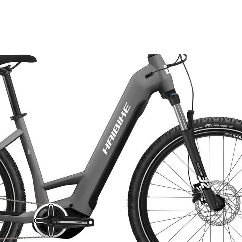 HAIBIKE Trekking 4 Cross Low Elcykel, Silver / pearl, S, 720Wh