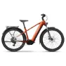 HAIBIKE Trekking 4 High Cues 2025 Elcykel, Orange / silver, M, 720Wh