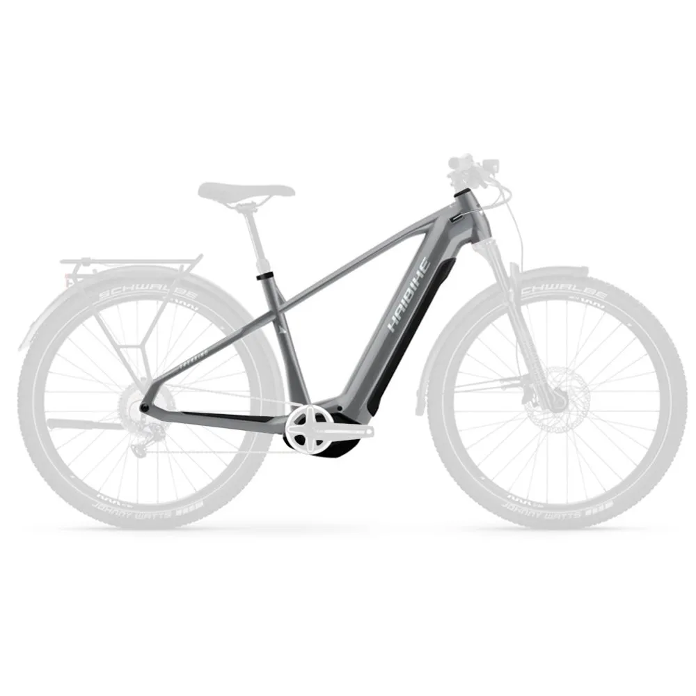 HAIBIKE Trekking 7 High 07w 27.5´´ 2023 Elcykel Ram För Stadscykel, Grey, XL, 720Wh