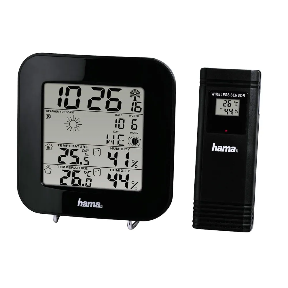 Hama Ews-200 Väderstation, Black, One Size