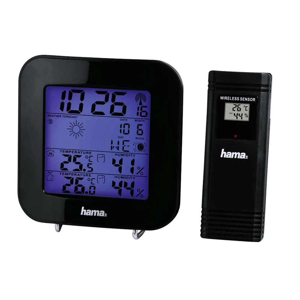 Hama Ews-200 Väderstation, Black, One Size
