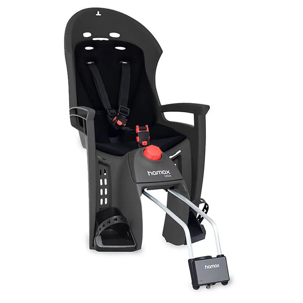 Hamax Siesta Rammonterad Barnstol, Grey / black, Max 22kg