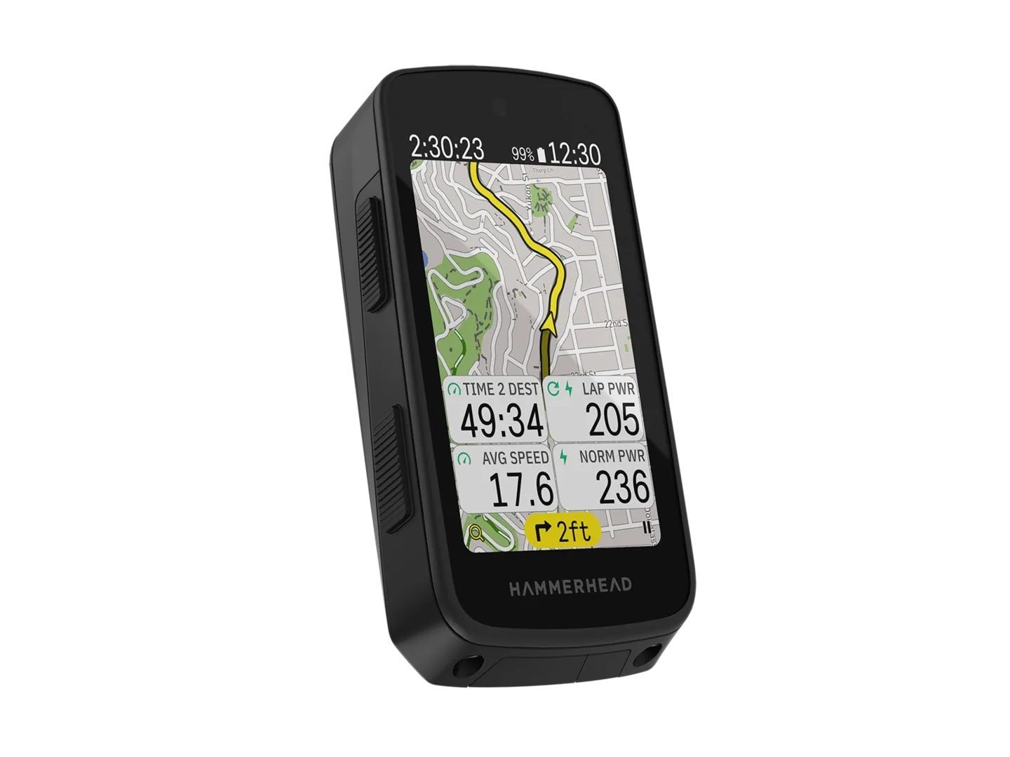 HAMMERHEAD Karoo GPS Cykeldator, Black, One Size