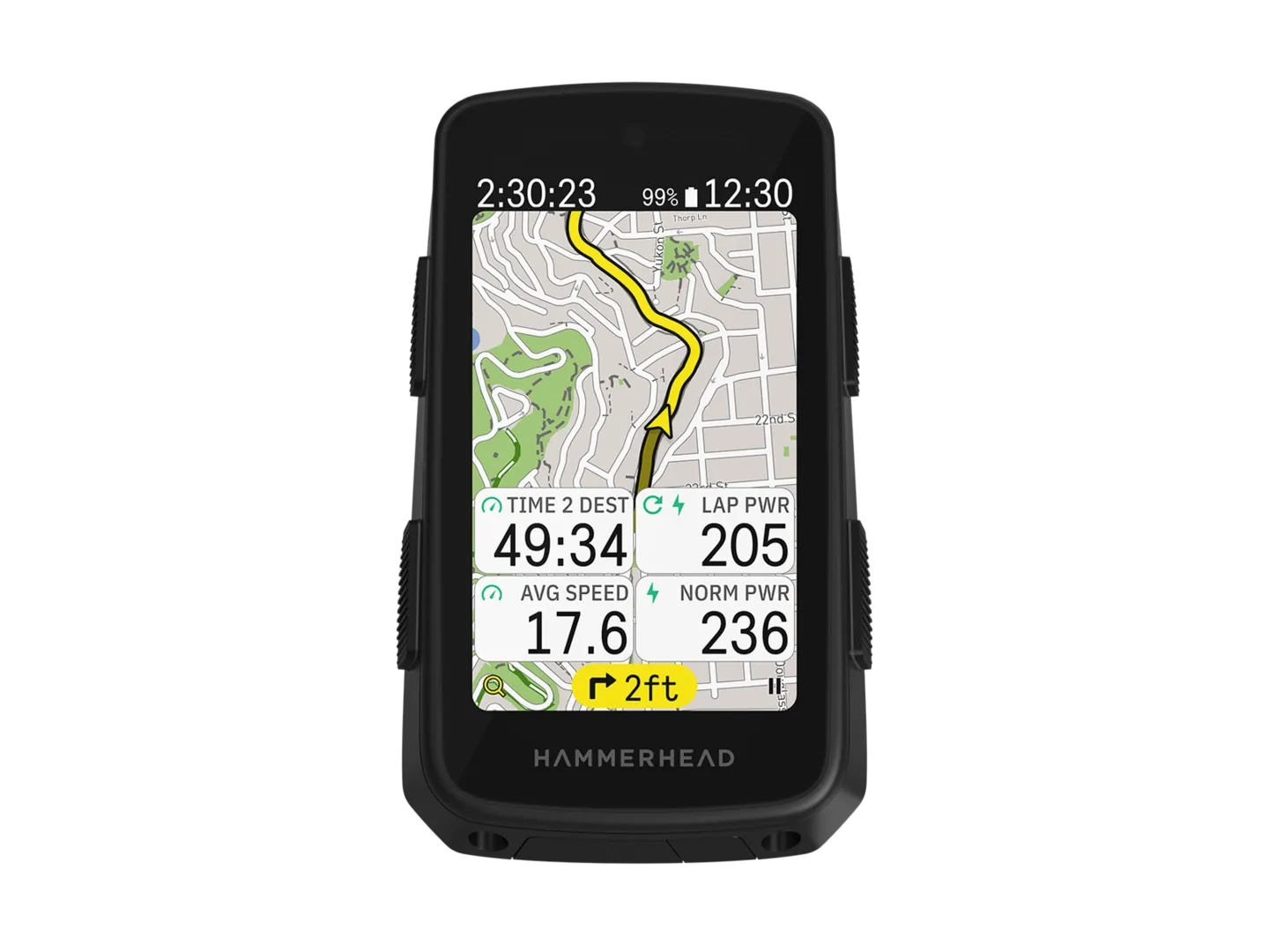 HAMMERHEAD Karoo GPS Cykeldator, Black, One Size
