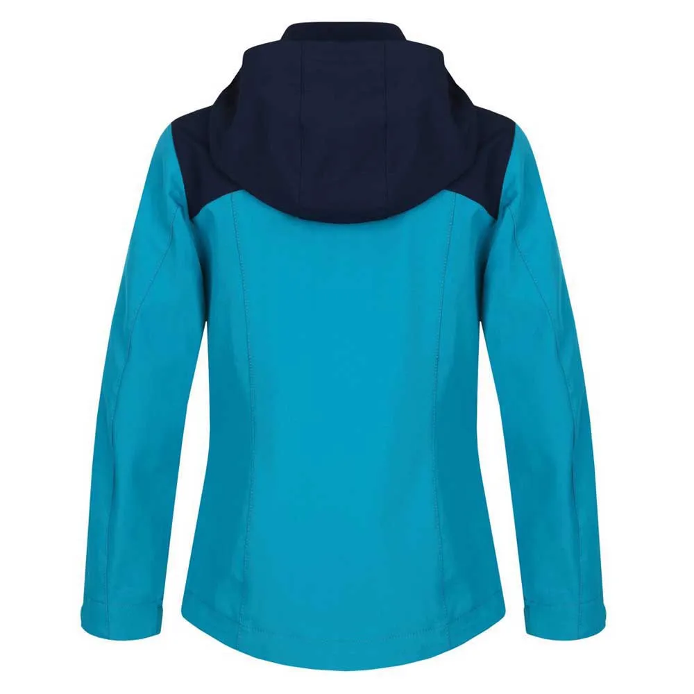 Hannah Abona Softshelljacka, Enamel blue / black iris, 6-7Y Hannah Abona Softshelljacka, Enamel blue / black iris, 6-7Y