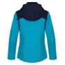 Hannah Abona Softshelljacka, Enamel blue / black iris, 6-7Y