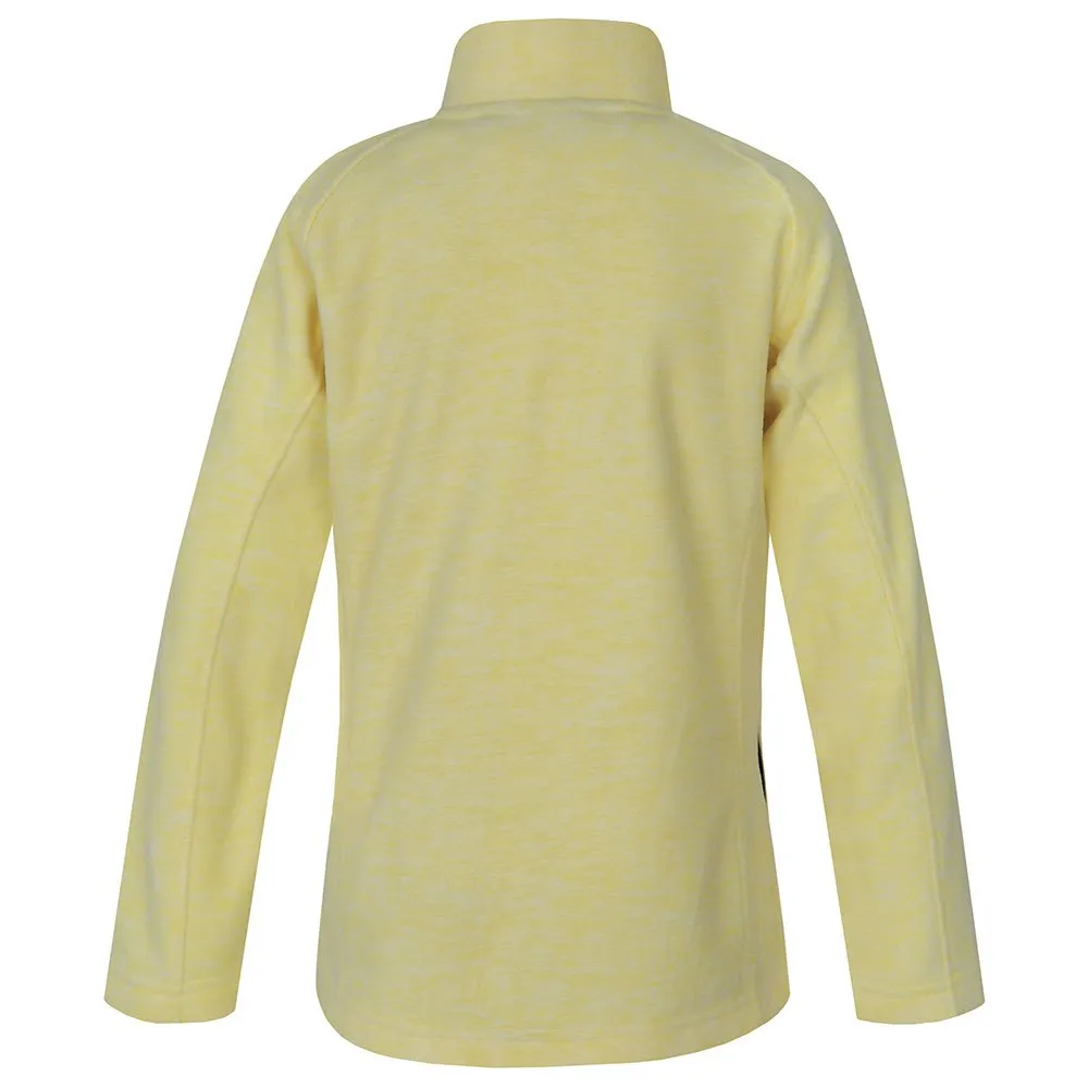 Hannah Alma Sweatshirt Med Dragkedja, Sunshine melange, 10-11Y