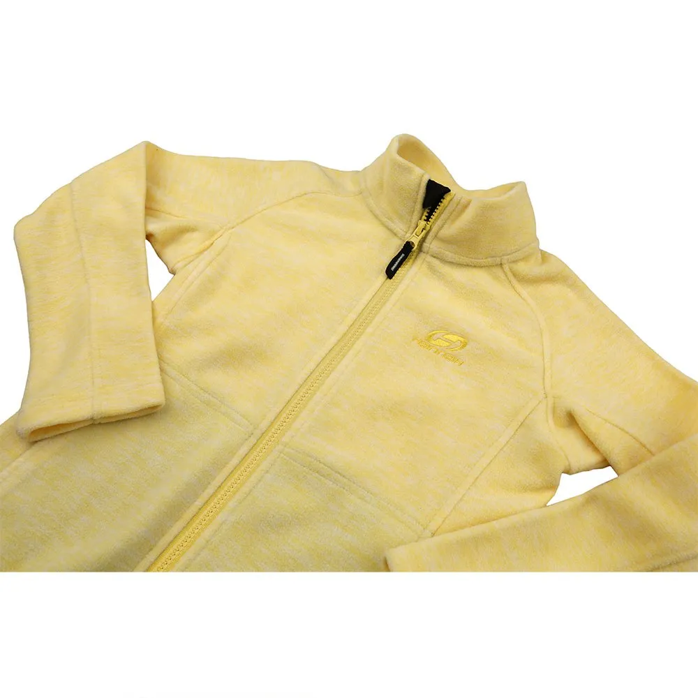 Hannah Alma Sweatshirt Med Dragkedja, Sunshine melange, 10-11Y
