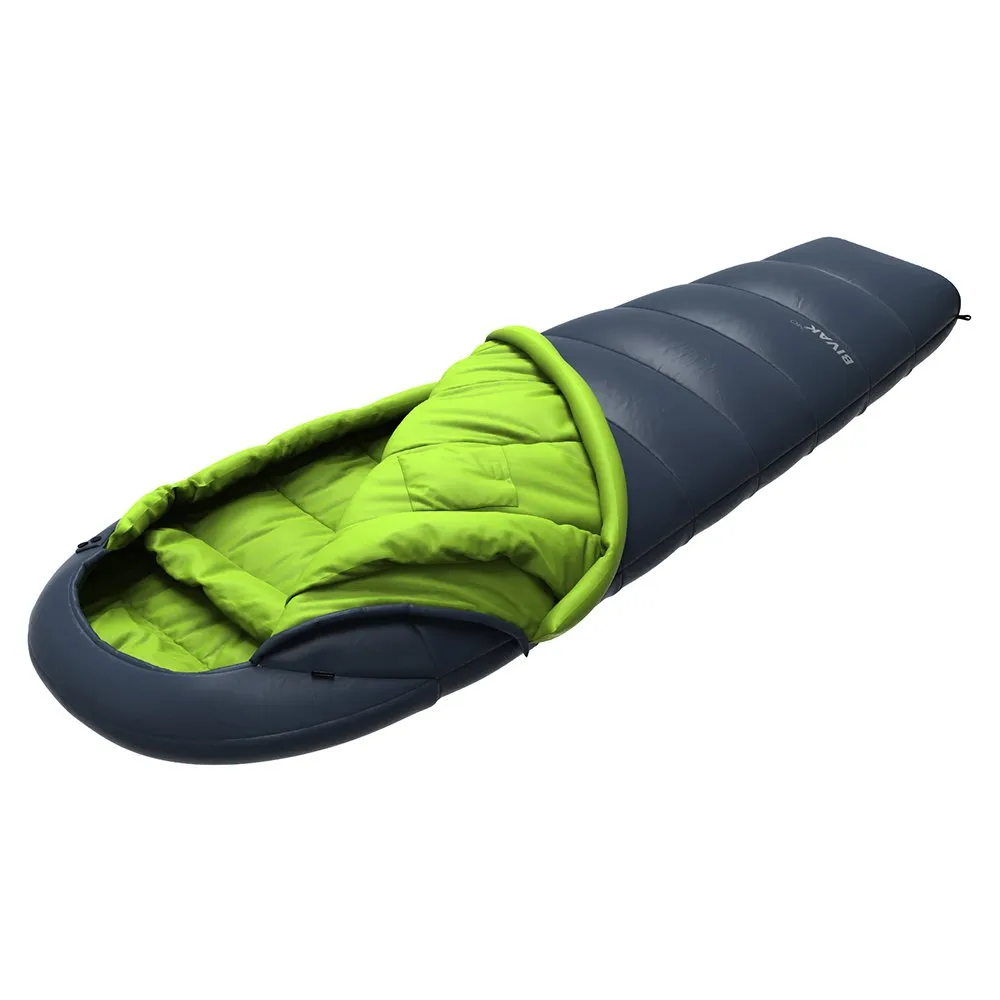Hannah Bivak 240 Sovsäck, Midnight navy / lime green ii, Left Zipper