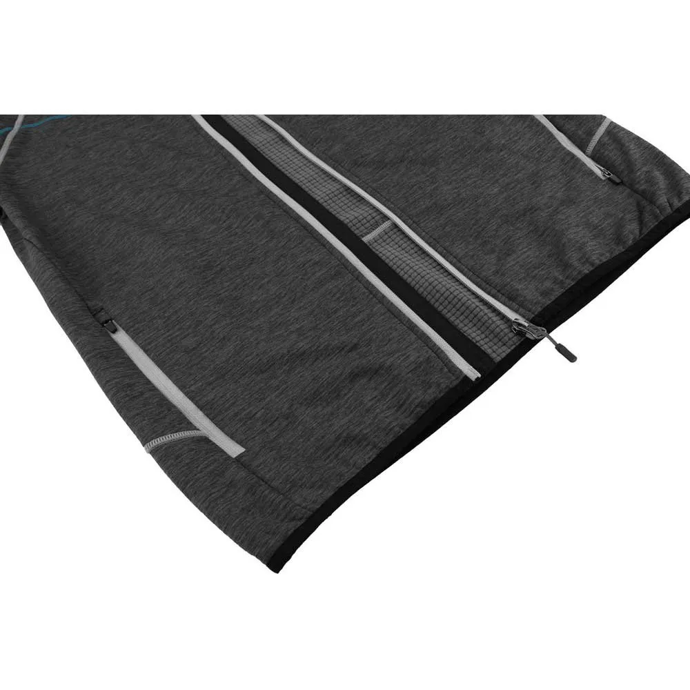 Hannah Demarco Fleecejacka Med Dragkedja, Dark gray melange Hannah Demarco Fleecejacka Med Dragkedja, Dark gray melange