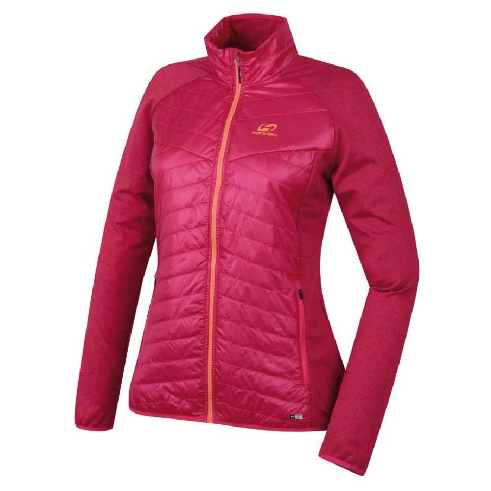 Hannah Edun Fleecejacka Med Dragkedja, Raspberry sorbet / raspberry mel