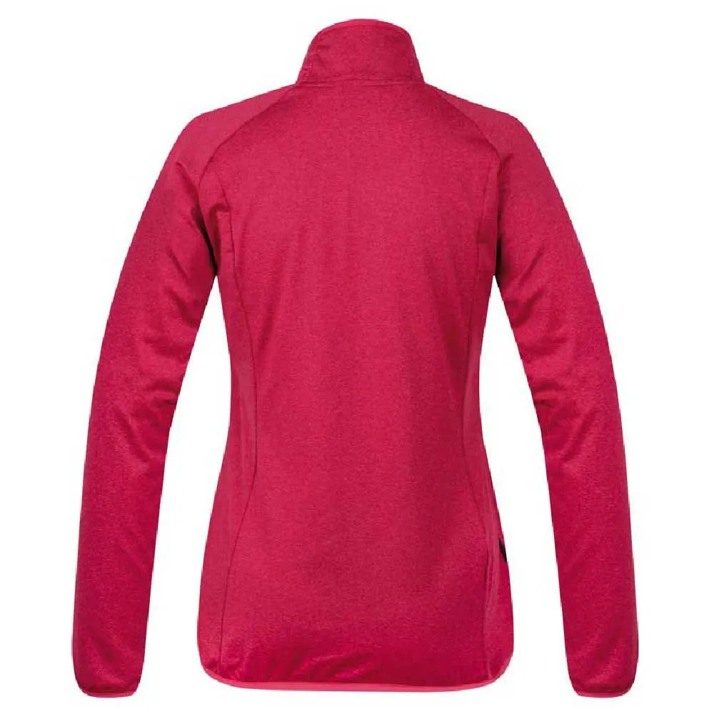 Hannah Edun Fleecejacka Med Dragkedja, Raspberry sorbet / raspberry mel