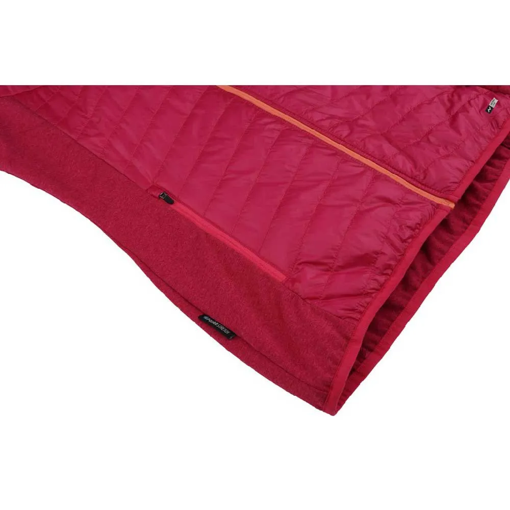 Hannah Edun Fleecejacka Med Dragkedja, Raspberry sorbet / raspberry mel
