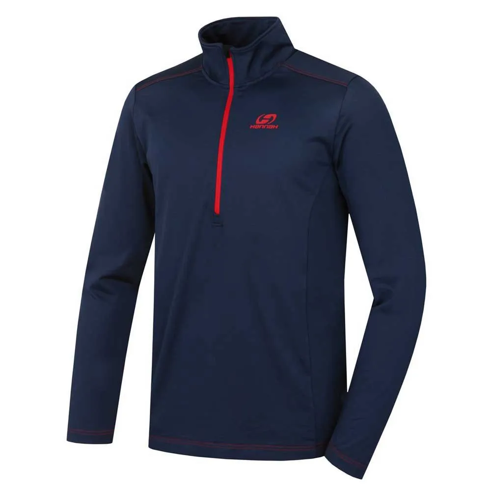 Hannah Grayer Fleece Med Halv Dragkedja, Midnight navy