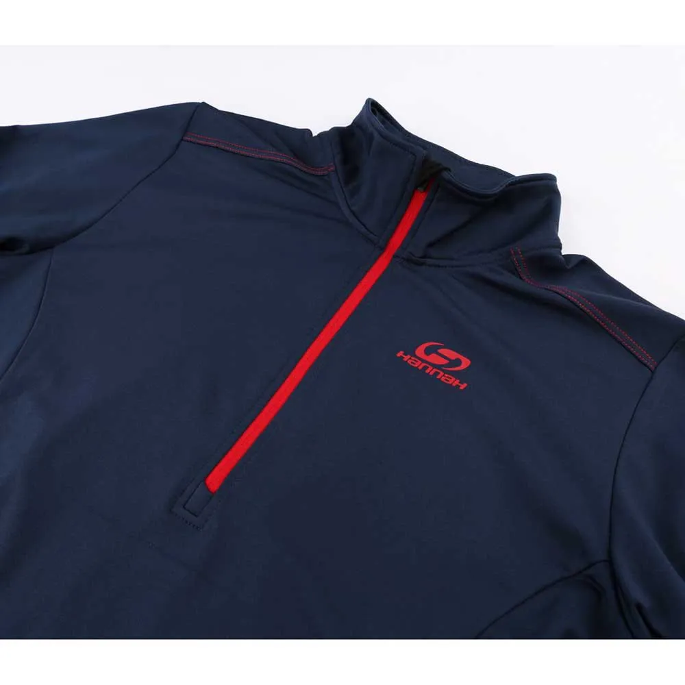 Hannah Grayer Fleece Med Halv Dragkedja, Midnight navy