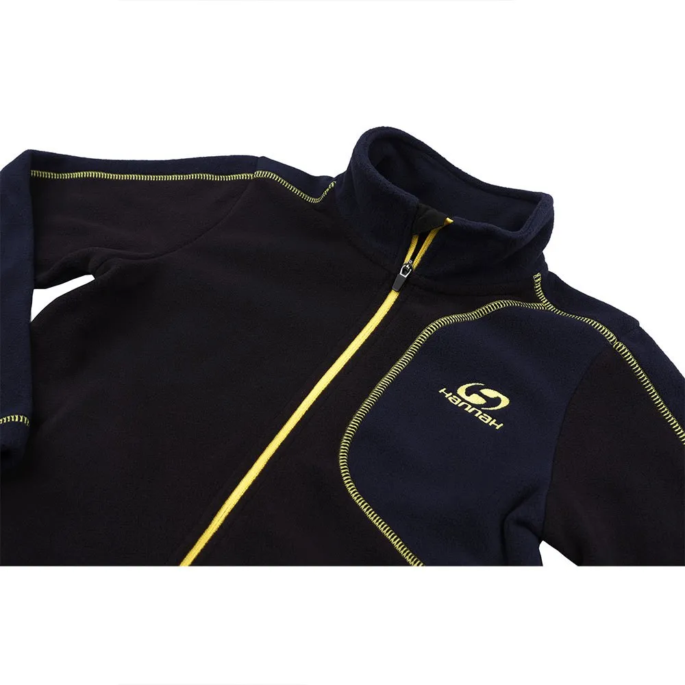Hannah Hobart Sweatshirt Med Dragkedja, Anthracite / blue nights, 6-7Y