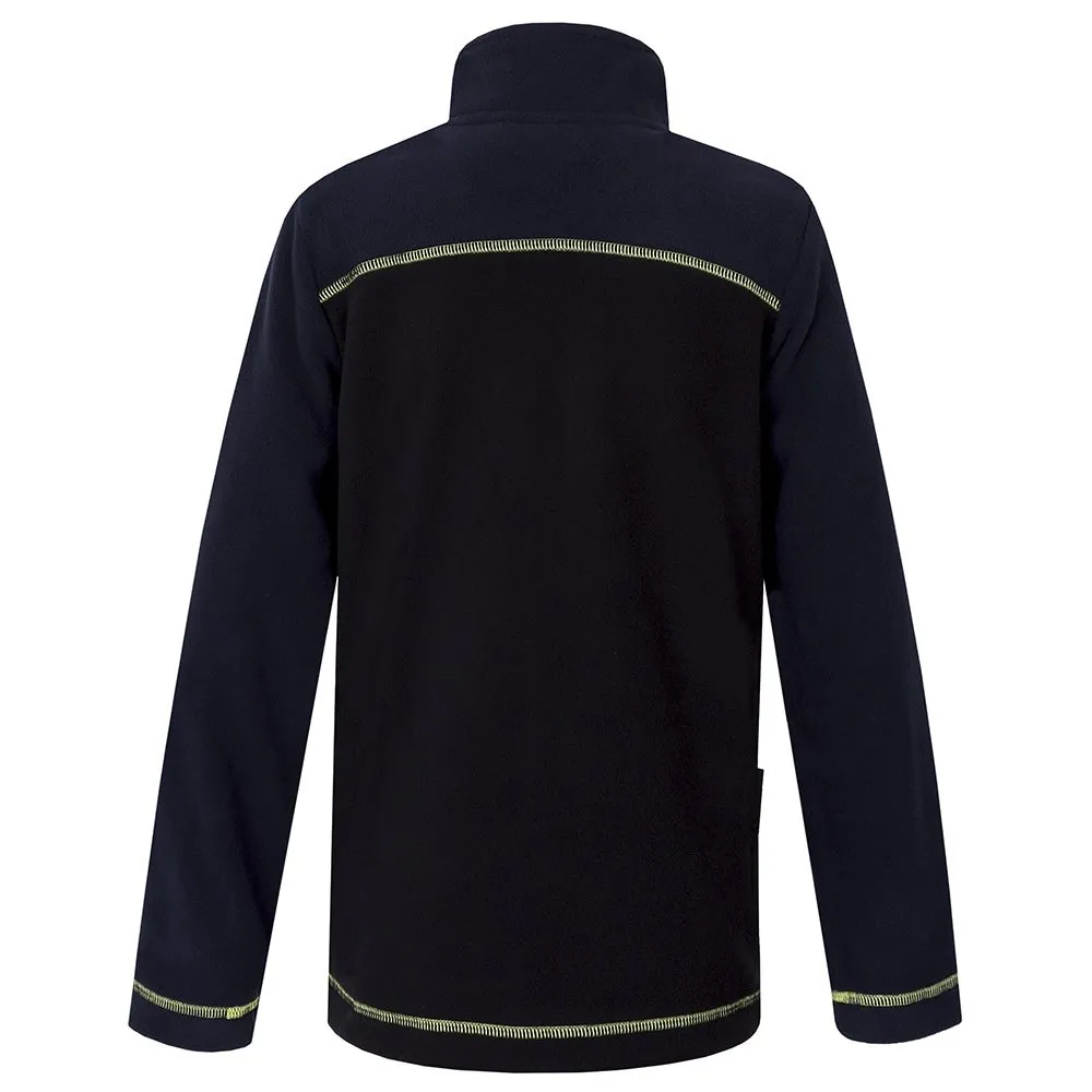 Hannah Hobart Sweatshirt Med Dragkedja, Anthracite / blue nights, 6-7Y
