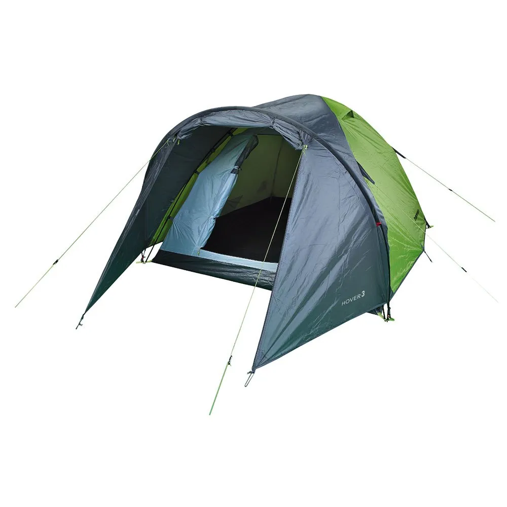 Hannah Hover 3 Tält, Spring green / cloudy gray ii, 3 Platser