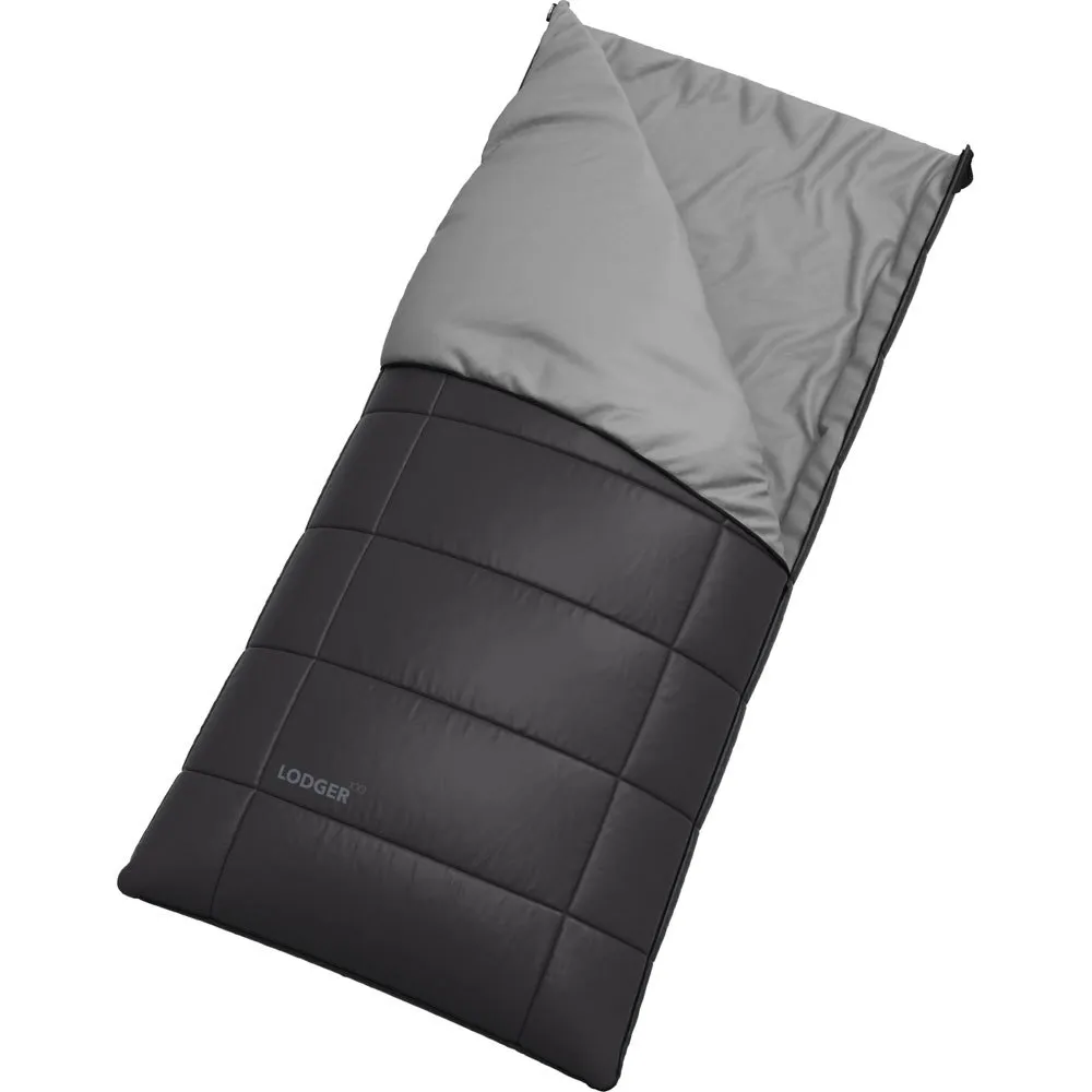Hannah Lodger 100 Sovsäck, Anthracite, Left Zipper