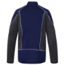 Hannah Maddox Fleece Med Halv Dragkedja, Twilight blue / light gray melange