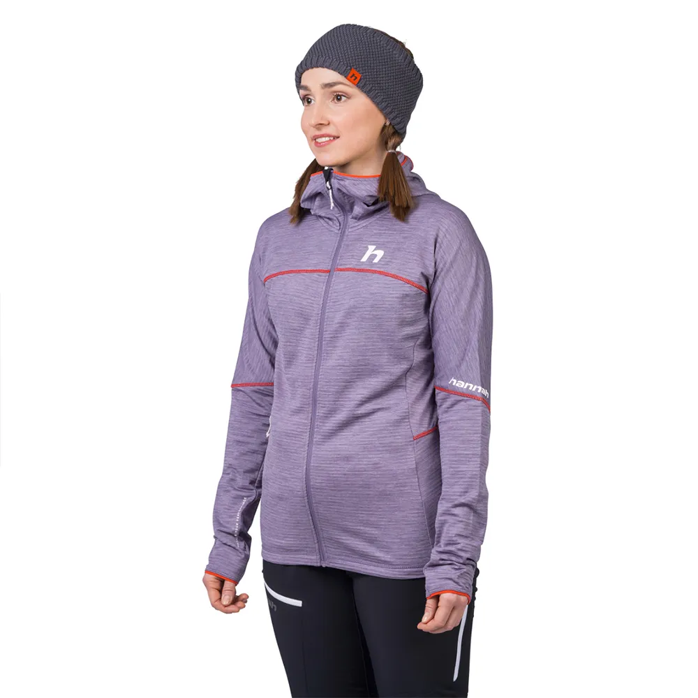 Hannah Meda Hoody Fleecejacka Med Dragkedja