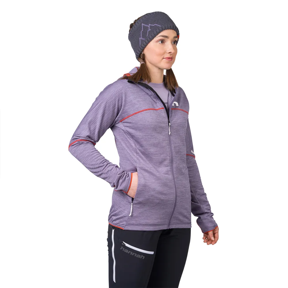 Hannah Meda Hoody Fleecejacka Med Dragkedja