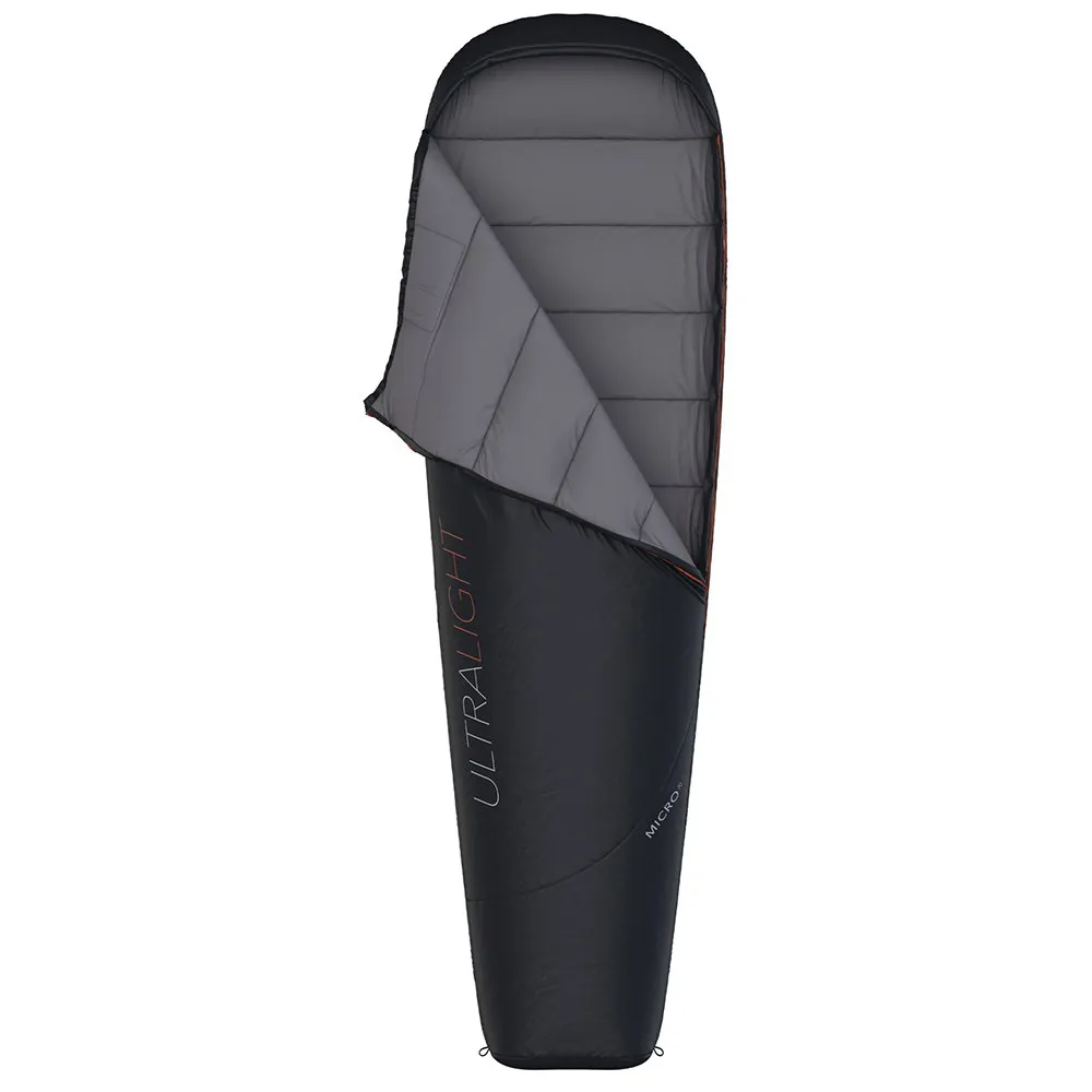 Hannah Micro 70 Sovsäck, Carbon, Left Zipper