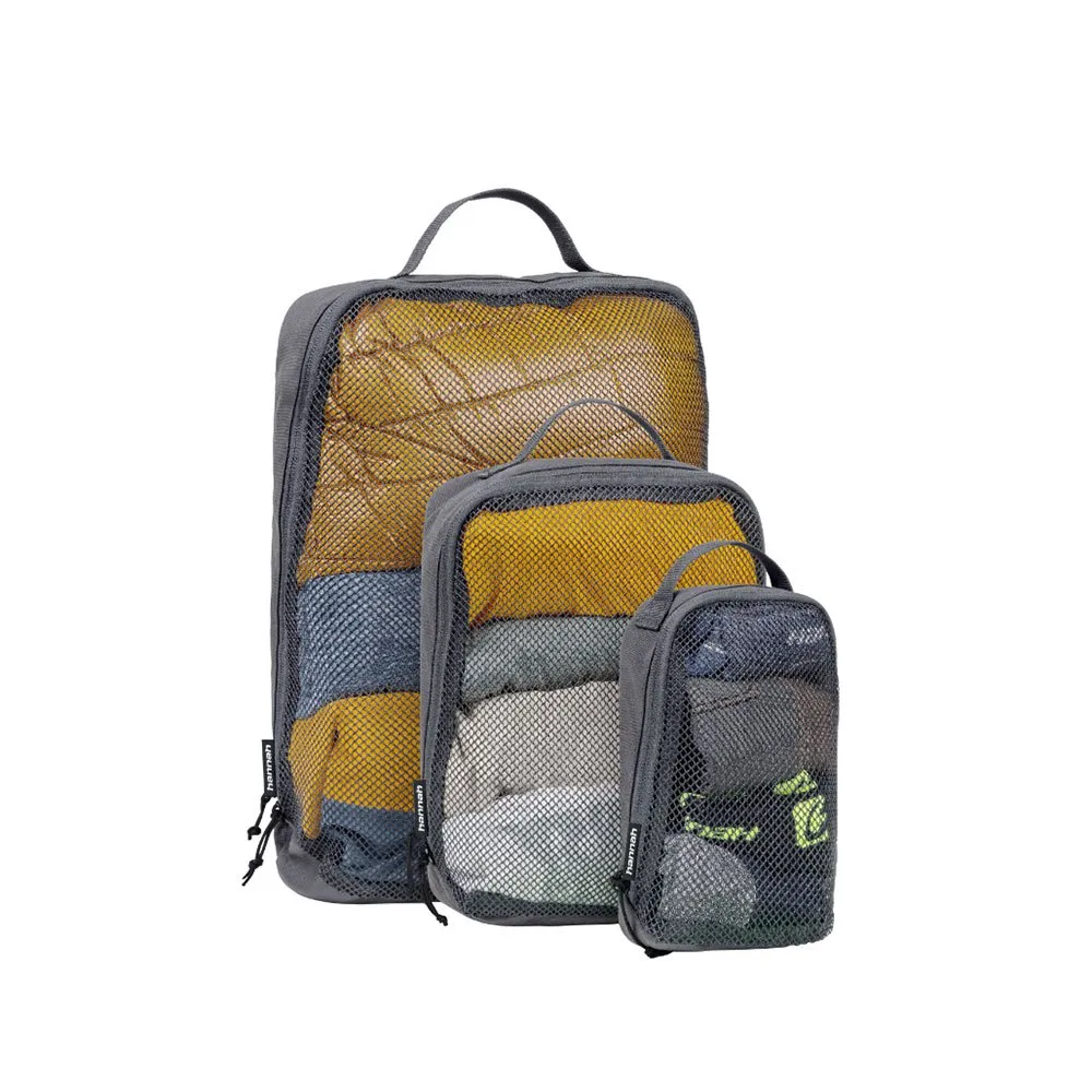 Hannah Packkub-set S/m/l, Grey
