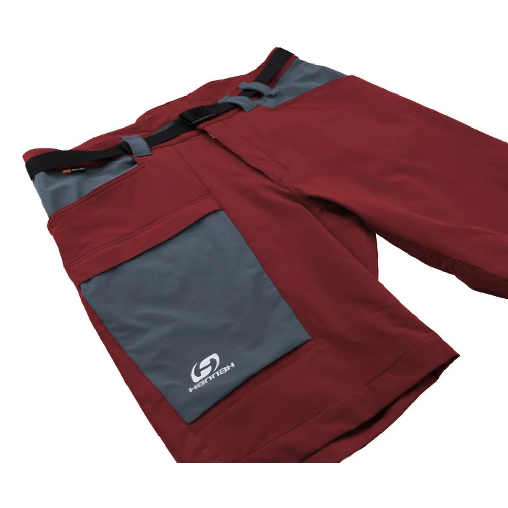 Hannah Verne Softshell Shorts, Sun-dried tomato / dark slate