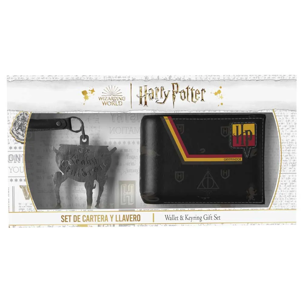 Harry Potter Premiem Set Of Wallet And Nyckelring, Multicolor