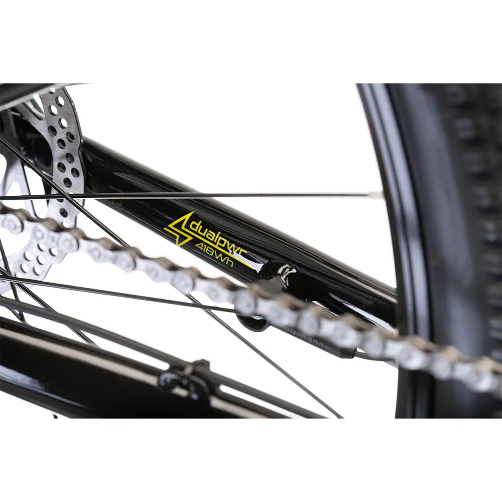 Head Bike E Ridott 26´´ Elcykel Mtb, Black / yellow, 36, 418Wh