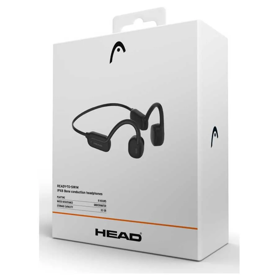 Head Bone Conduction Trådlösa Sporthörlurar, Black, One Size