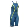 Head Liquid Fire Core öppen Ryggtävlingsbaddräkt female, Blue / yellow