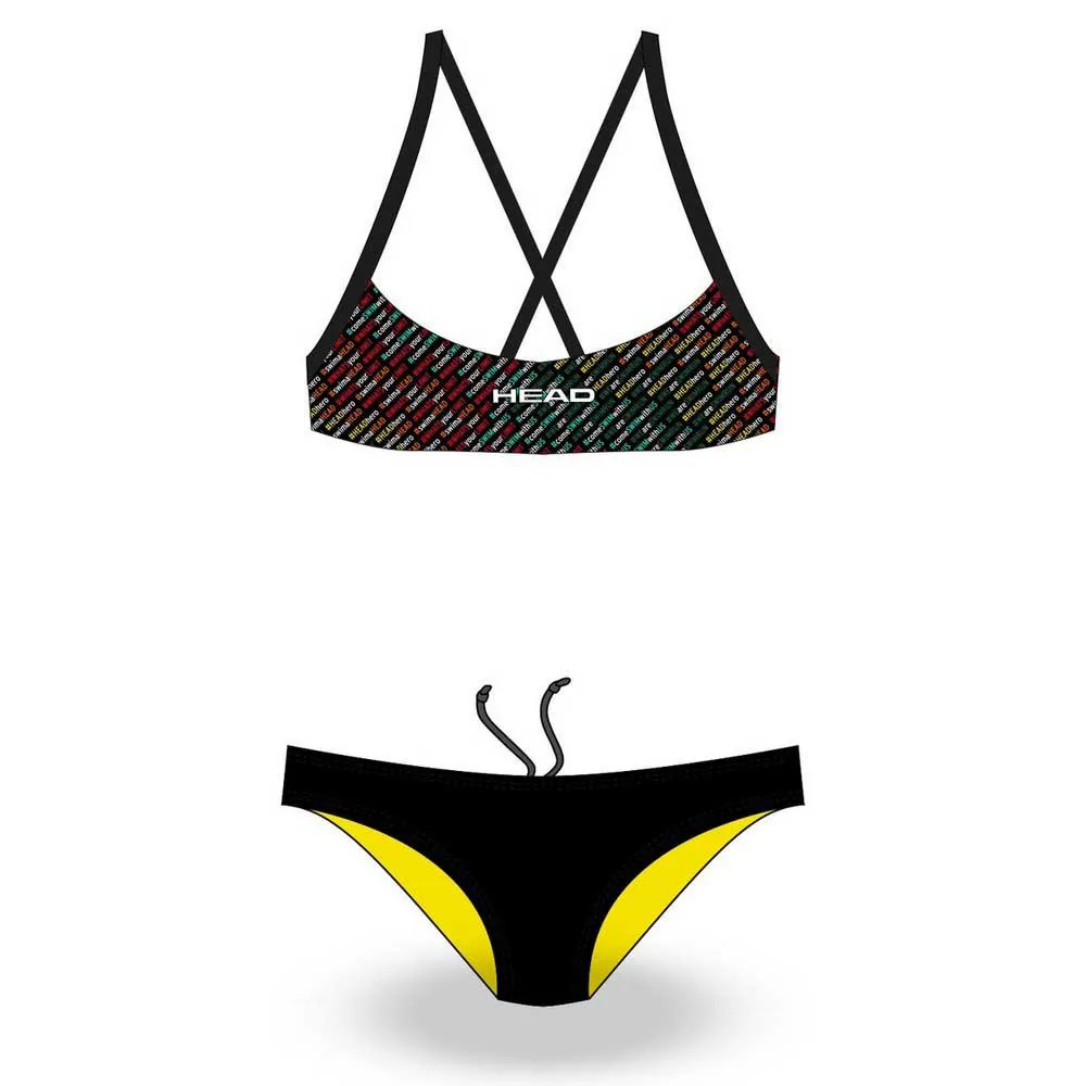 Head Team Printed Low Bikini male, Coloured, 8Y