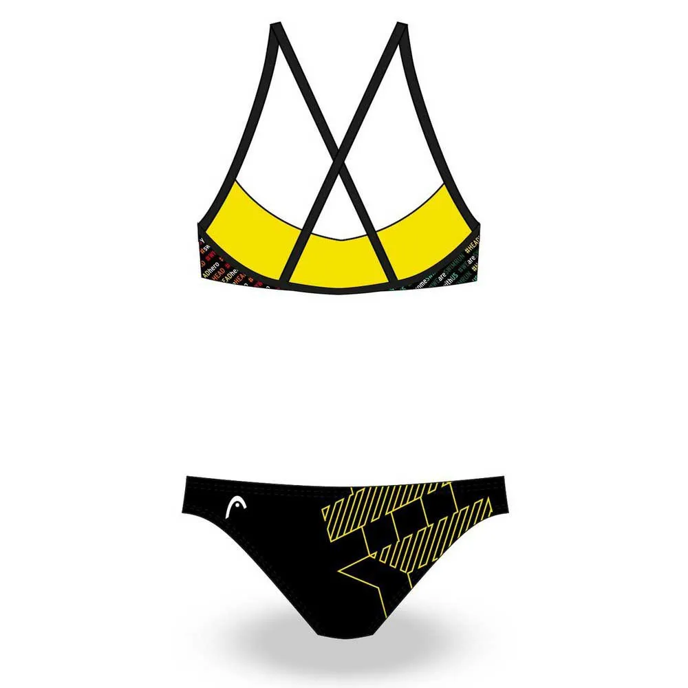 Head Team Printed Low Bikini male, Coloured, 8Y