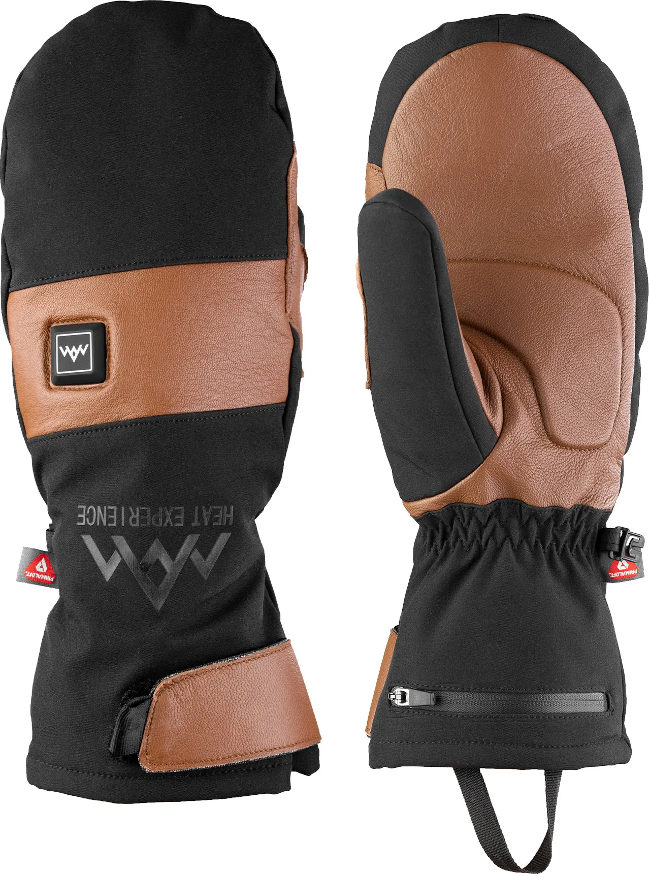 Heat Experience Heated Outdoor Mittens, Black