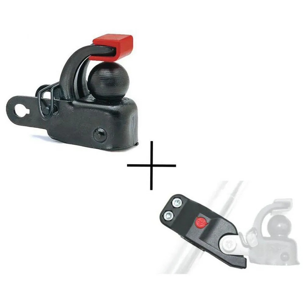 Hebie Koppling F1 Med Sadelstolpsadapter, Black, One Size